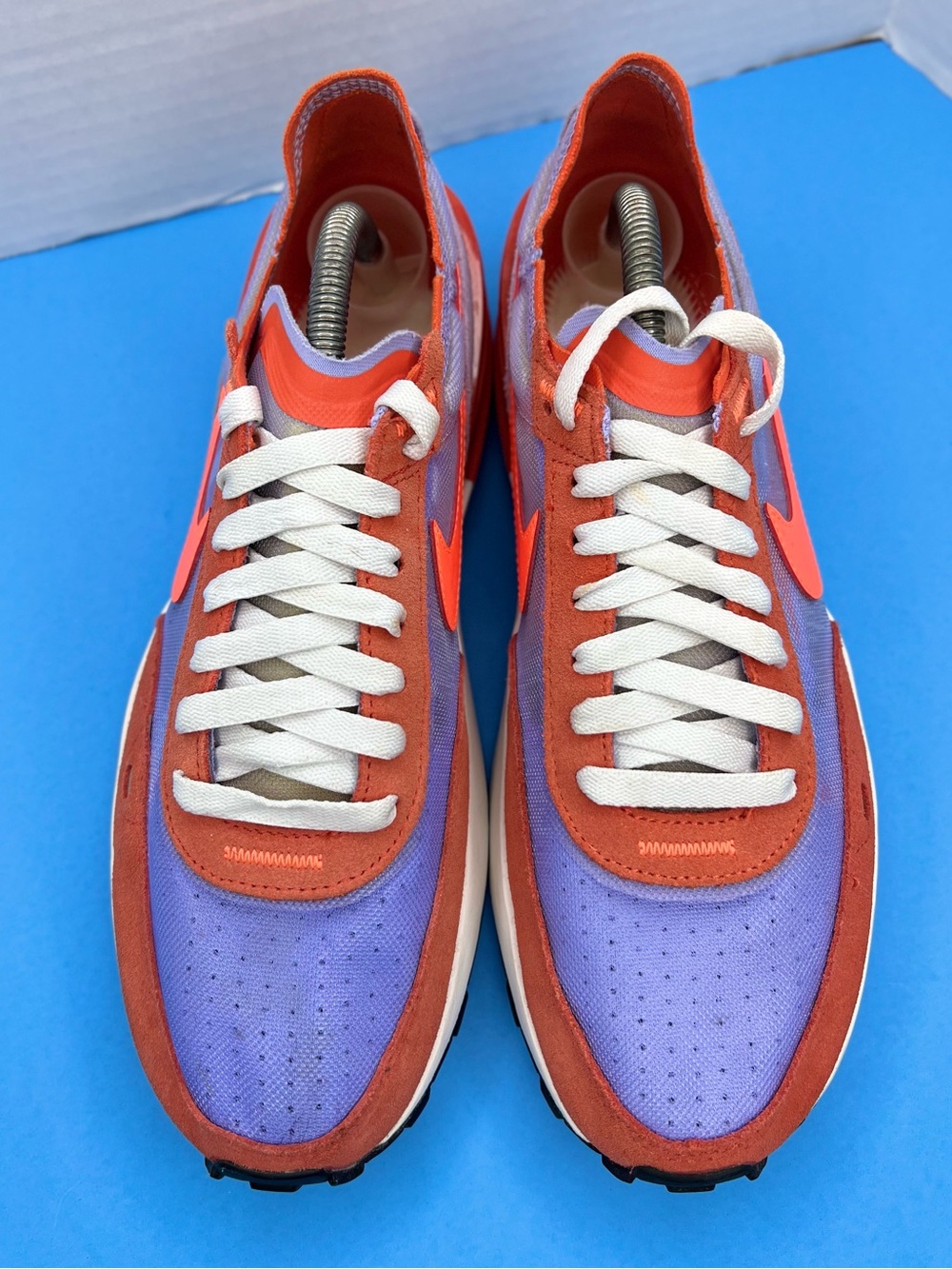 Women’s Nike Waffle One Team Orange Sz 10 NO INSOLES DC2533-800 Like New No Box - Picture 4 of 16